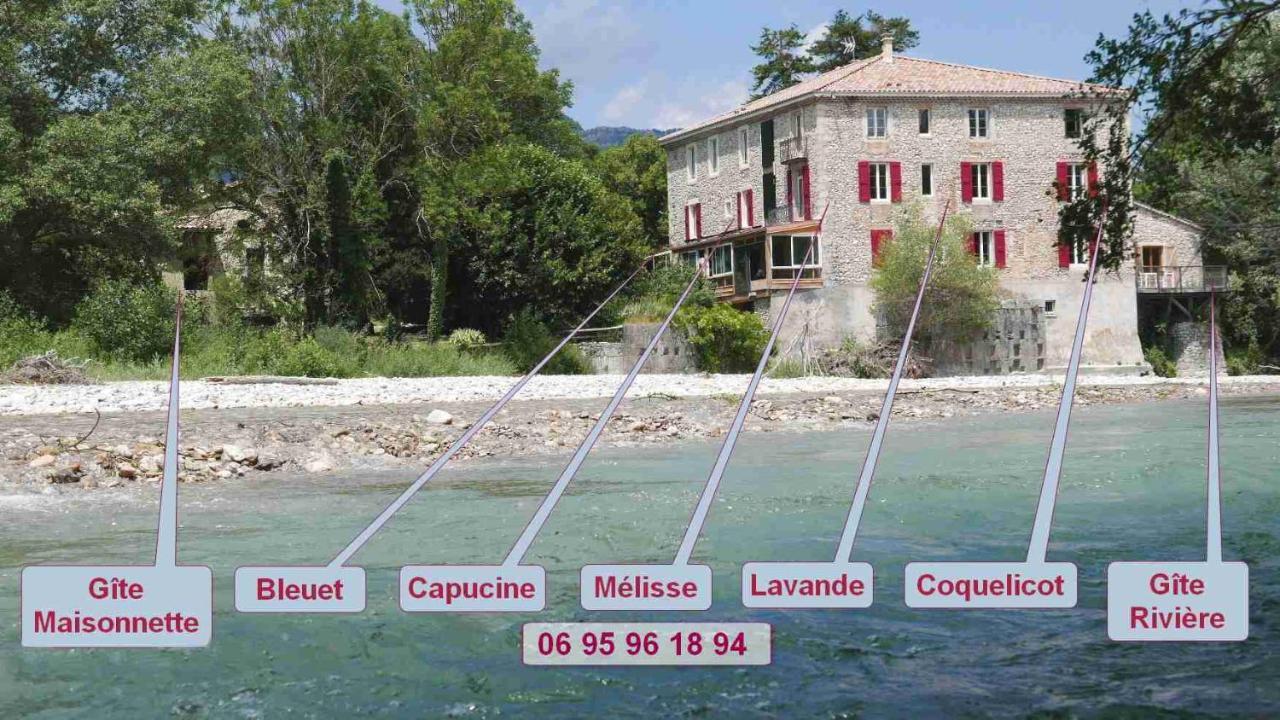 -Moulin De Solaure- Hotell Aix-en-Diois Eksteriør bilde